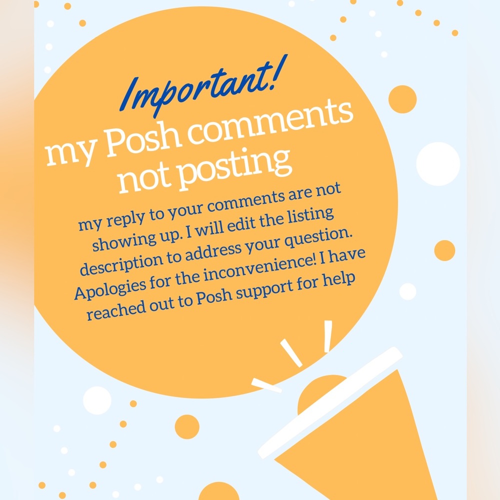 Poshmark comments issue